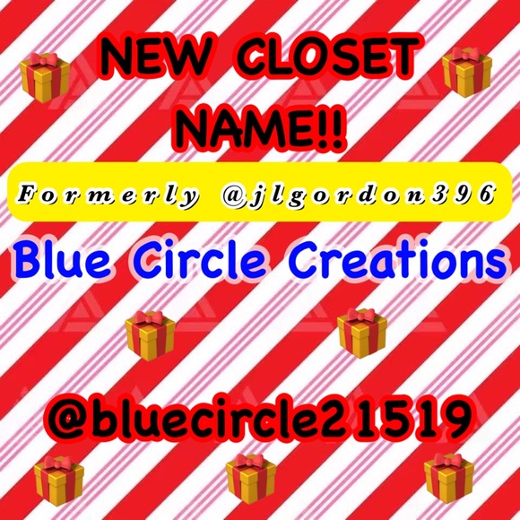 🔵 NEW CLOSET NAME  Blue Circle Creations 
@bluecircle21519 Welcome to my closet! - Picture 13 of 13